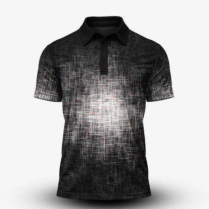 B&W Light In The Dark Men Polo Shirt