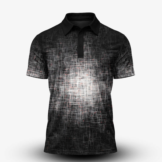 B&W Light In The Dark Men Polo Shirt