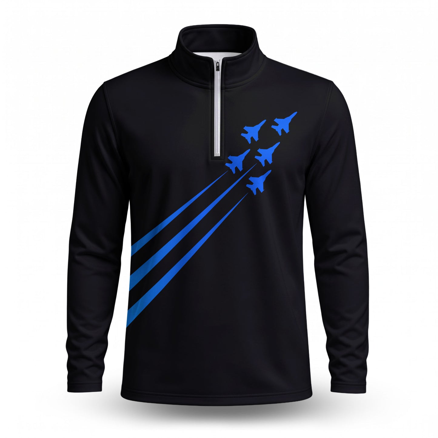 Fighter Jets Fight Men Quarter-zip Pullover