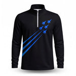 Fighter Jets Fight Men Quarter-zip Pullover