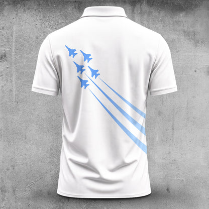 Fighter Jets Fight Men Polo Shit