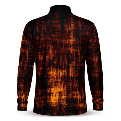 Light In Brown Men Quarter-zip Pullover