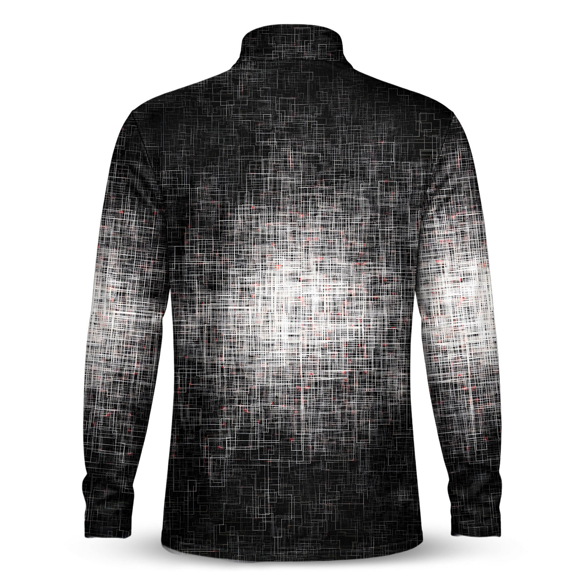 B&W Light In The Dark Men Quarter-zip Pullover
