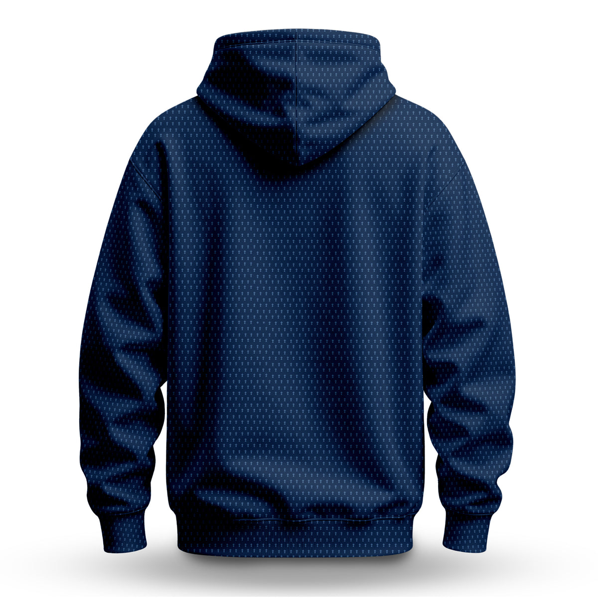 2026  Trophy Pattern Blue Men Hoodie