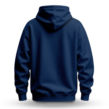 2026  Trophy Pattern Blue Men Hoodie