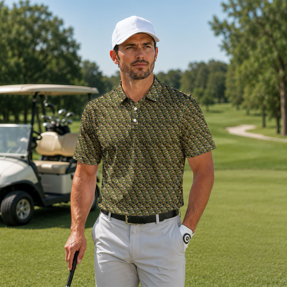Let My Duck Do The Talking Men Polo Shirt