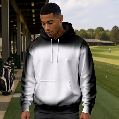 Gradient Black And White 2027 PGA Men Hoodie