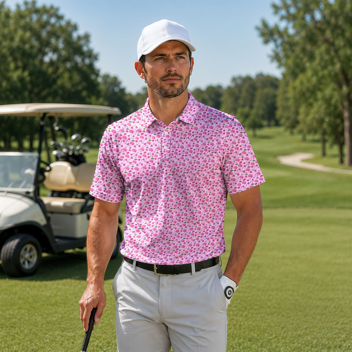 Bogey Brain Men Polo Shirt