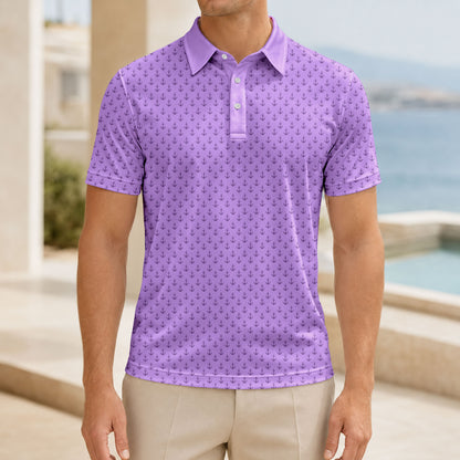 Purple Anchor 2026  Men Polo Shirt
