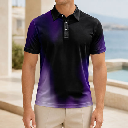Black Purple 2026  Men Polo Shirt