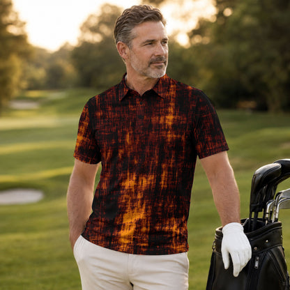 Light In Brown Men Polo Shirt