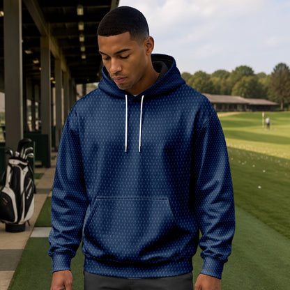 2026  Trophy Pattern Blue Men Hoodie