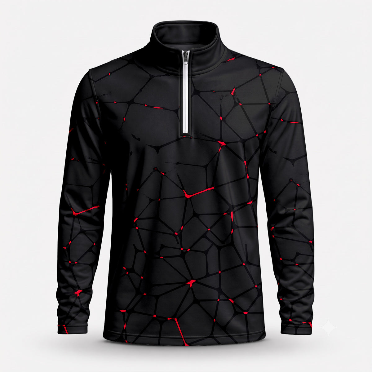 Dark Red Net 2027 PGA Men Quarter-zip Pullover