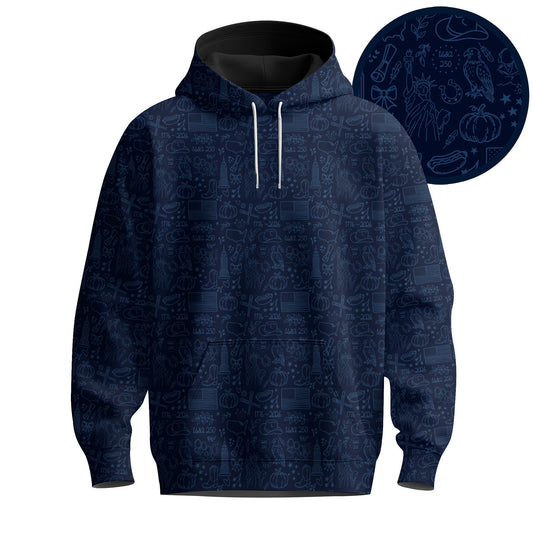 America 250 Years Anniversary Pattern  Men Hoodie