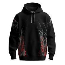 2026  Black Red Frame Men Hoodie