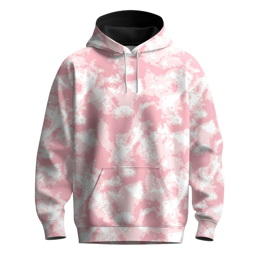 Pink Tie Dye  Men Hoodie