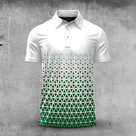 The Matters Green Triangle Men Polo Shirt