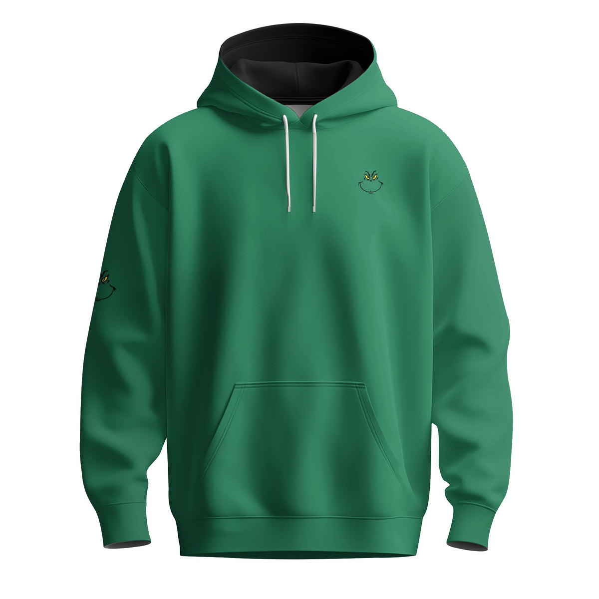 Green Funny Christmas Men Hoodie