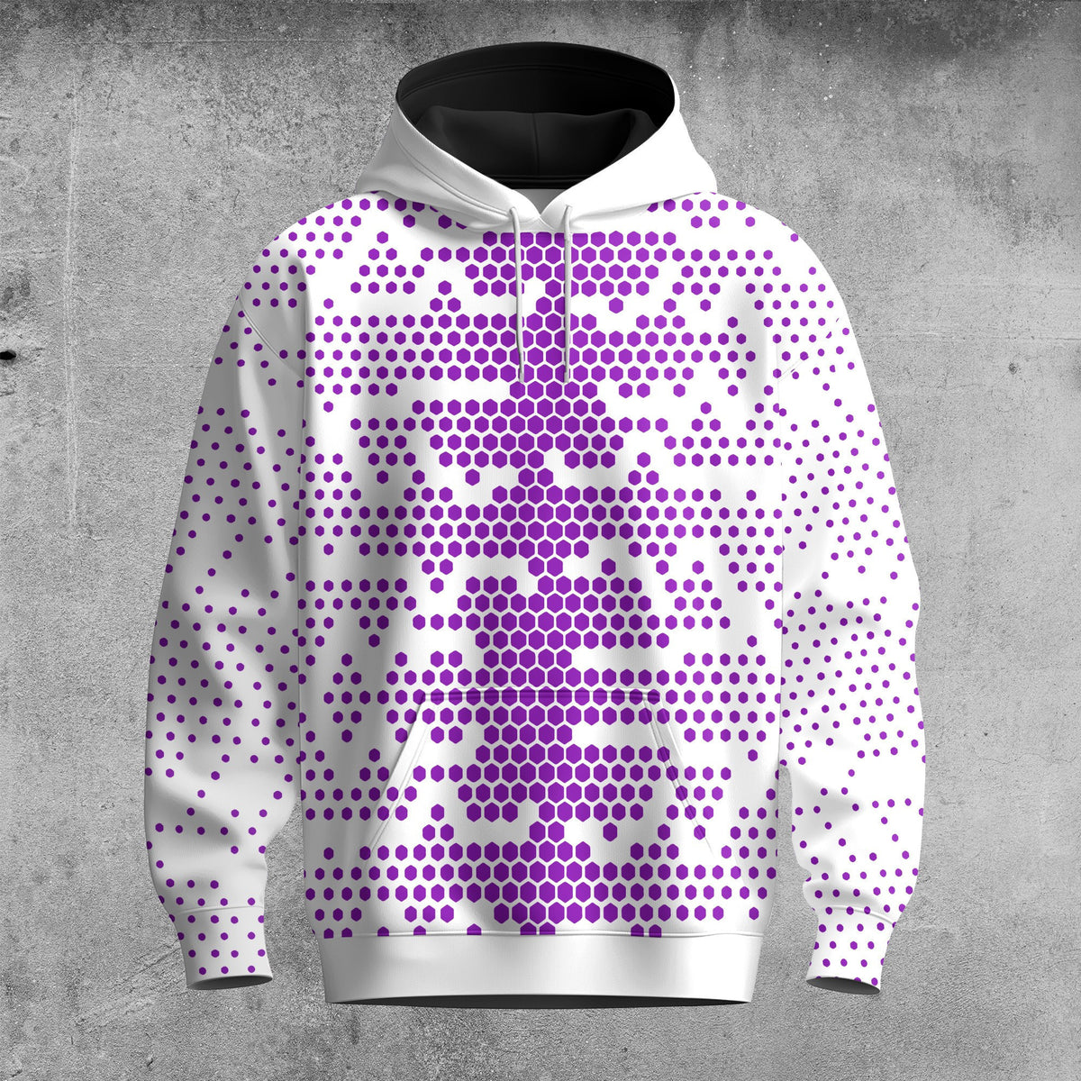 Purple Golf Pattern  Men Hoodie
