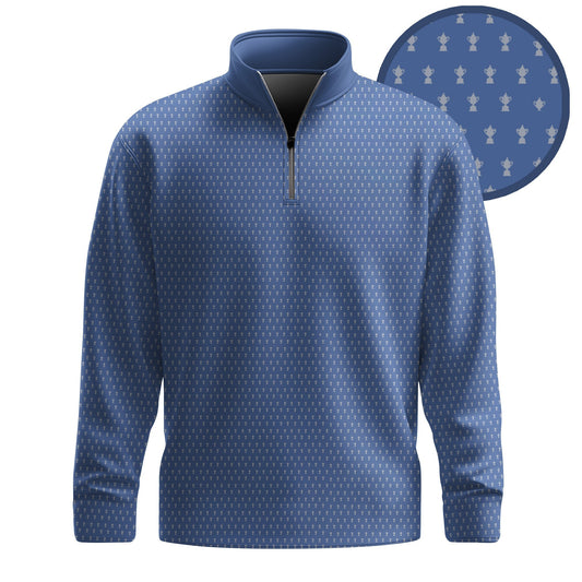 Old Money Color 2026  Trophy Men Quarter-zip Pullover
