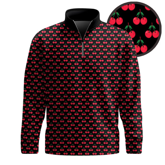 Black Cherry Men Quarter-zip Pullover