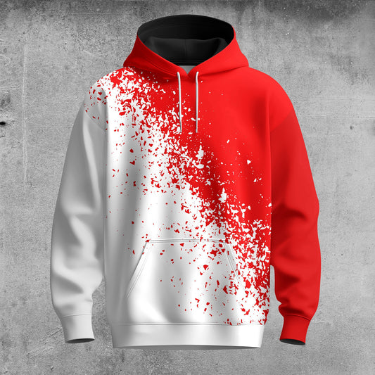 Red 2026  Sporty Men Hoodie