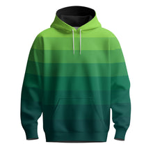 Horizontal Lines Gradient Men Hoodie