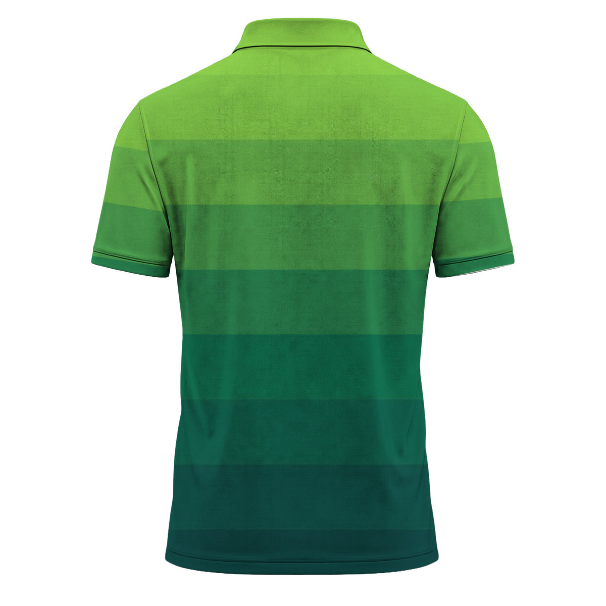 Horizontal Lines Gradient Men Polo Shirt