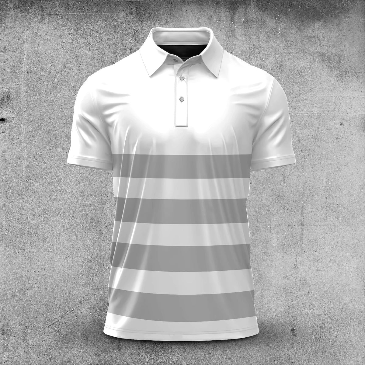 4 Lines 2026  White Men Polo Shirt