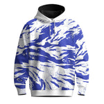 2026  Tear Blue White Men Hoodie