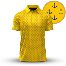 Yellow Blue Anchor 2026  Men Polo Shirt