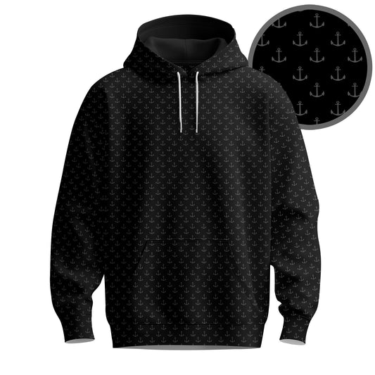 Black Anchor 2027  Men Hoodie