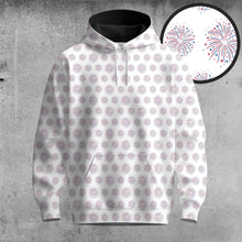 Firework Pattern Men Hoodie