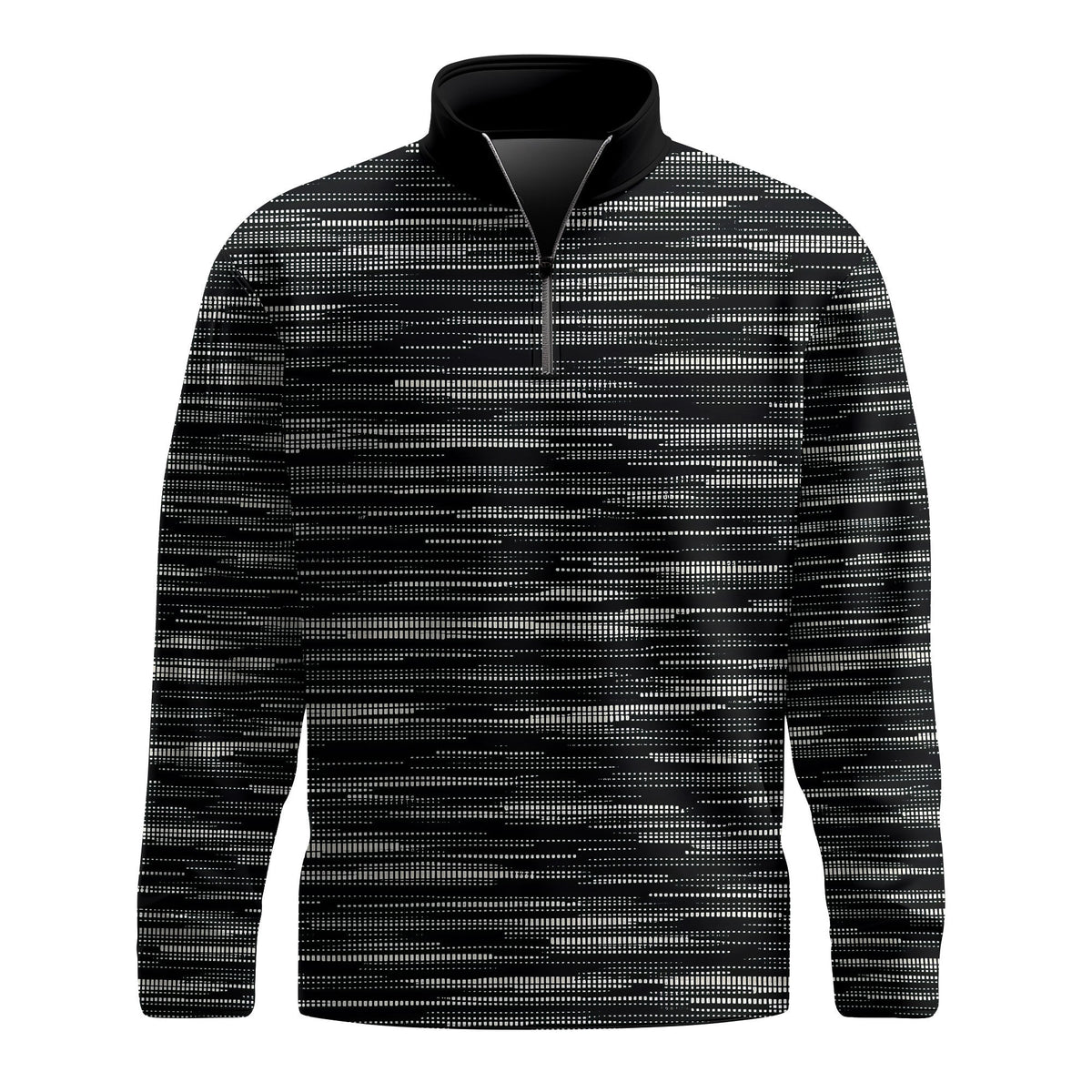 2026  Material Black Men Quarter-zip Pullover
