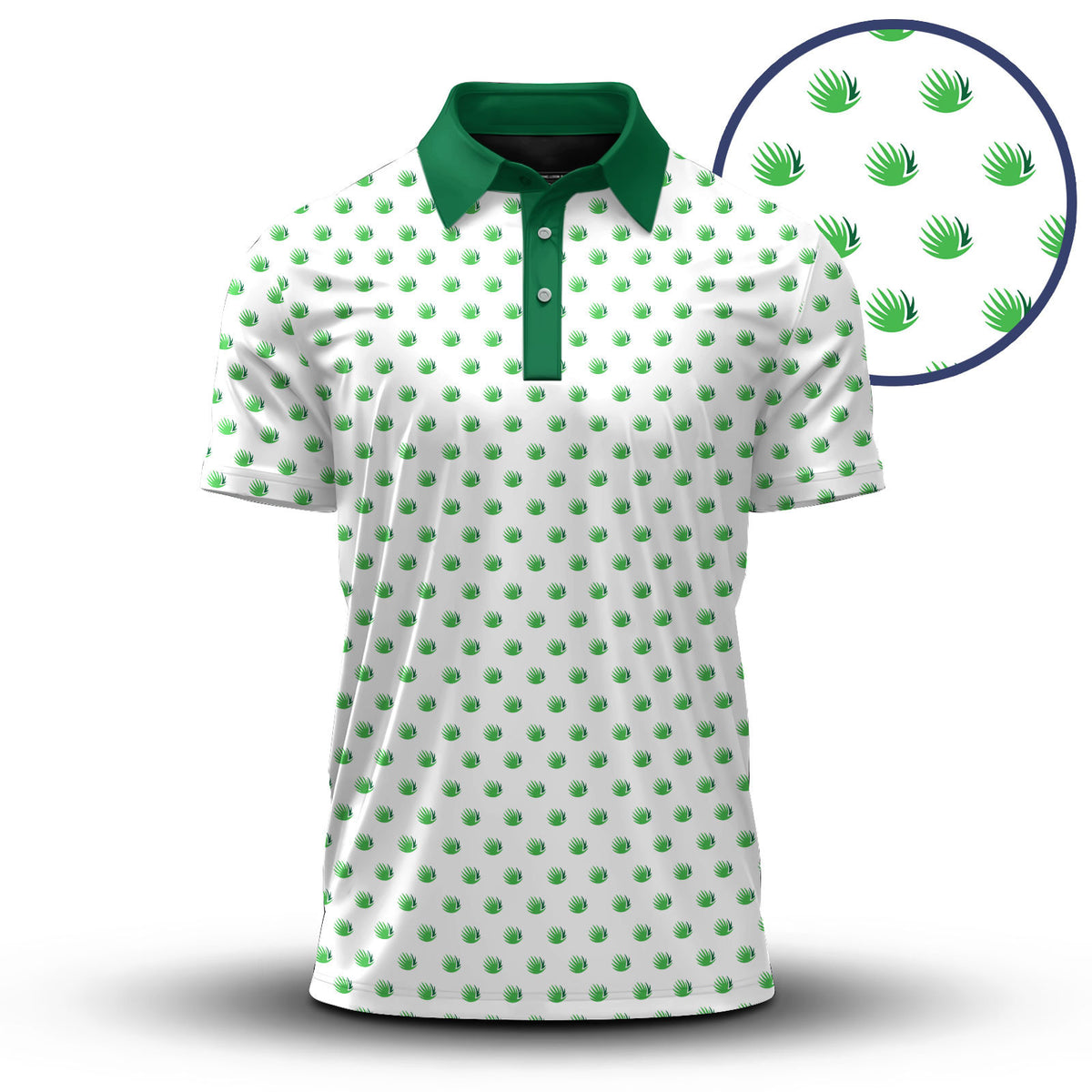 Corales Puntacana Championship Pattern Men Polo Shirt