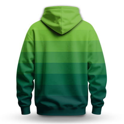 Horizontal Lines Gradient Men Hoodie