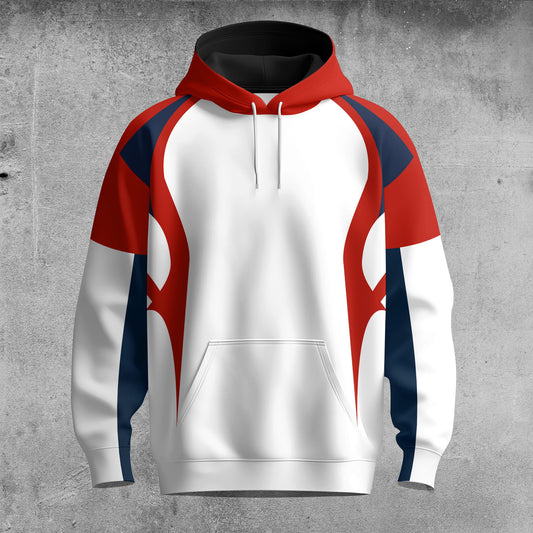 Red Blue White 2026 Men Hoodie