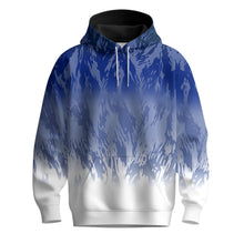 Blue And White Pattern Men Hoodie